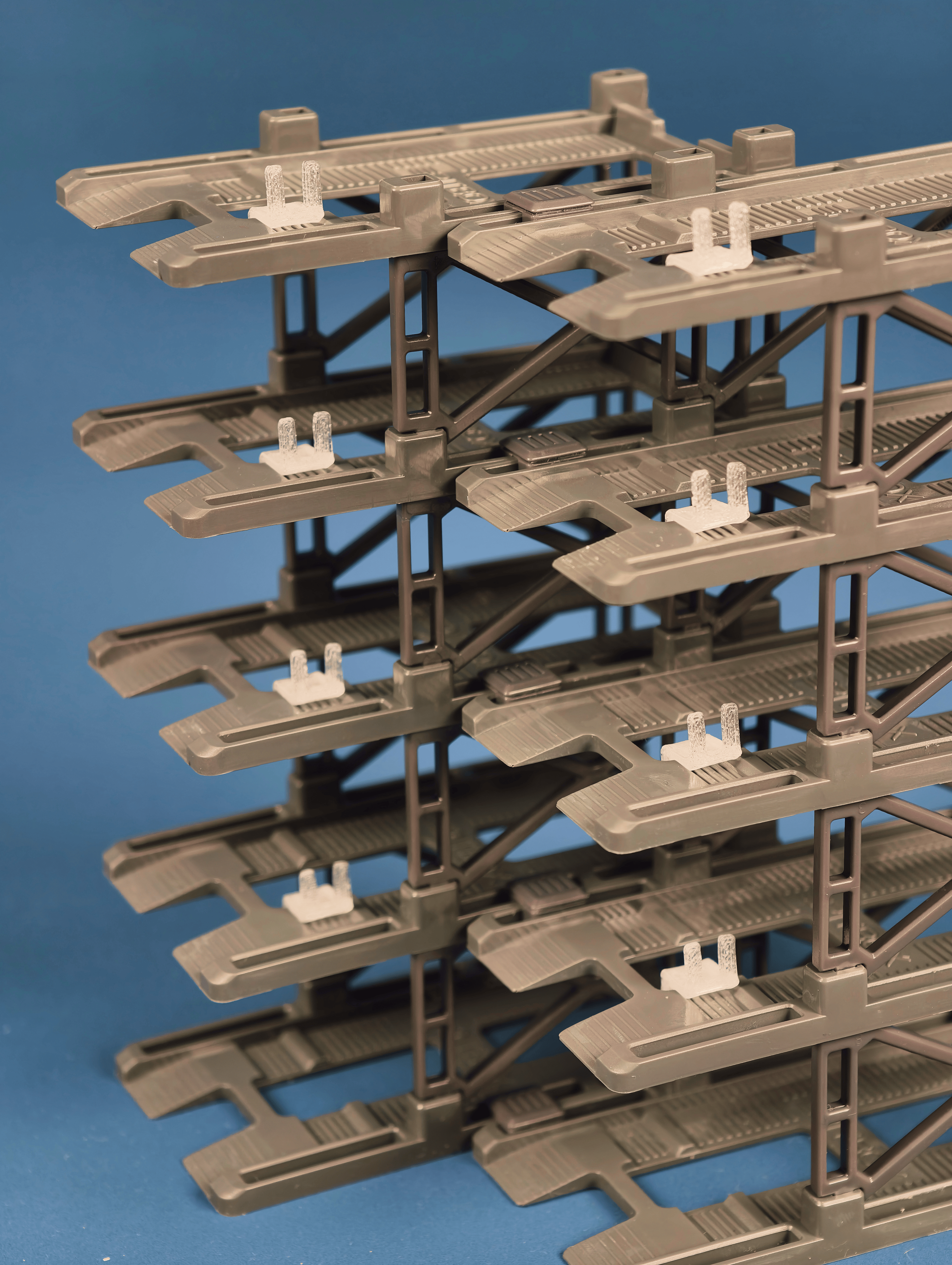 PITBOXLAB Modular Diecast 3D Parking Racks (10 Vehicles)